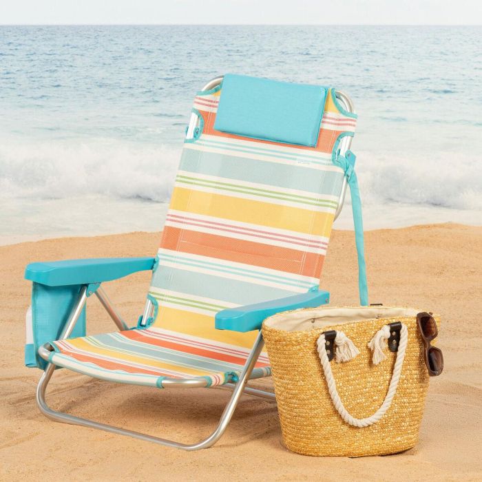 Silla de Playa Aktive 48 x 75 x 48 cm (2 Unidades) 5 Silla de Playa Aktive 48 x 75 x 48 cm (2 Unidades) 5