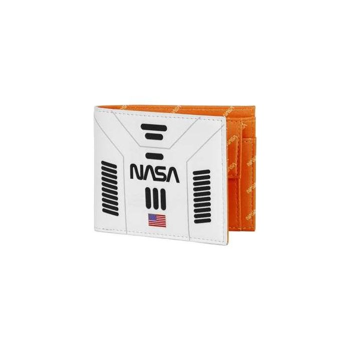 Karactermania Billetero Hombre NASA Spaceship Blanco PVC Poliéster 12 x2 x12 cm 0 Karactermania Billetero Hombre NASA Spaceship Blanco PVC Poliéster 12 x2 x12 cm 0