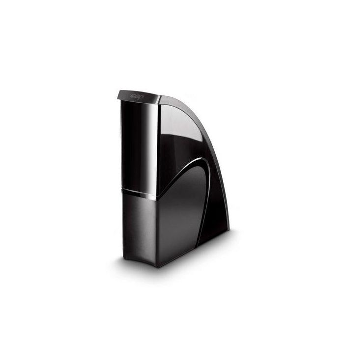 Revistero Plastico Cep 674+R Gloss 674 80Mm Negro