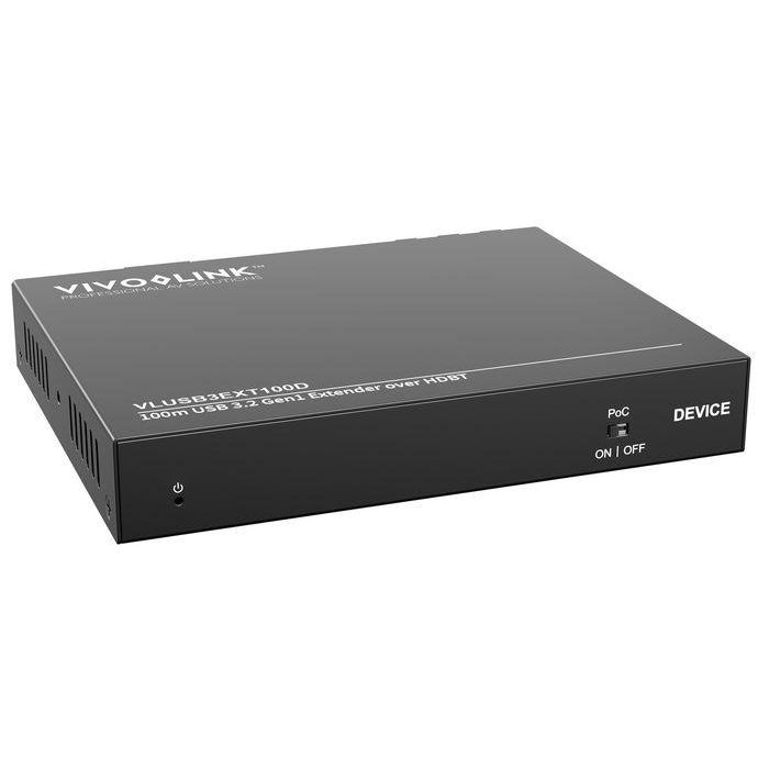 Vivolink VLUSB3EXT100D Extensor USB 3.2 Gen1 100m HDBaseT 3.0 para Conectar 4 Dispositivos 1