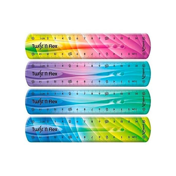Maped Regla T&F Decoradas Irrompible 15 cm Colores Surtidos Maped Regla T&F Decoradas Irrompible 15 cm Colores Surtidos