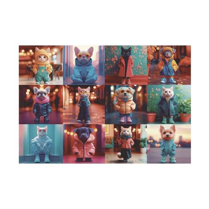 Educa Puzzle 200 Piezas Animales De Moda 2