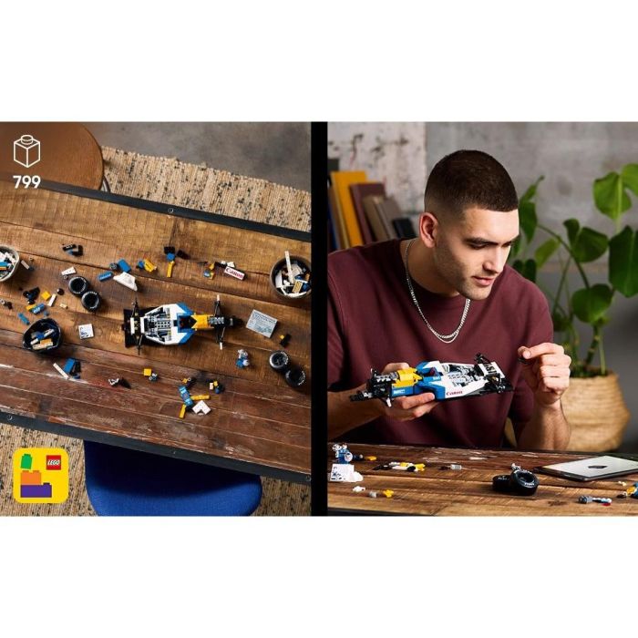 Lego FW14B Icons Set de Construcción Williams Racing Coche de Carreras Nigel Mansell para Adultos 18+ 7