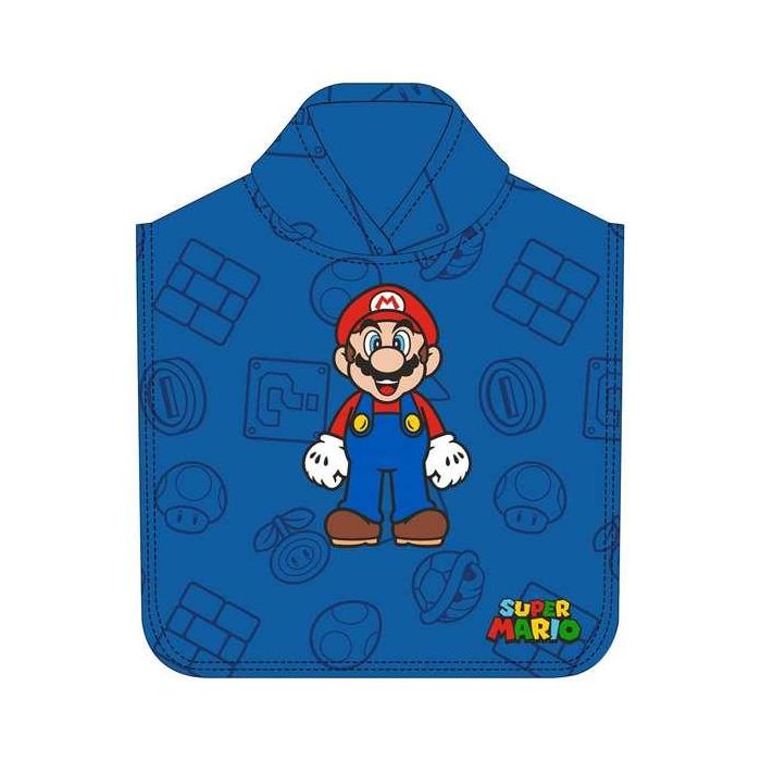 Safta Poncho Super Mario Microfibra 50x100cm 0 Safta Poncho Super Mario Microfibra 50x100cm 0