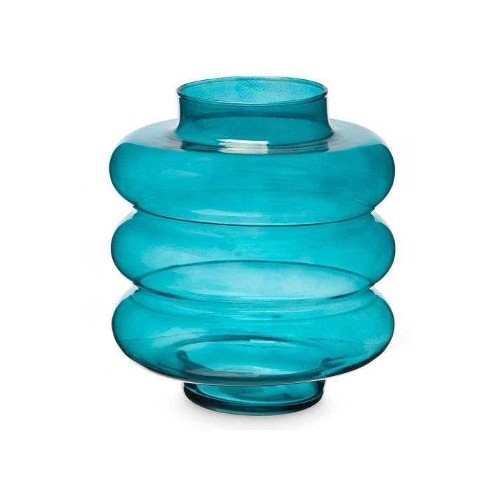 Jarron Cristal Triple Esfera Achatada 30Cm Turques Giftdecor 1 Jarron Cristal Triple Esfera Achatada 30Cm Turques Giftdecor 1