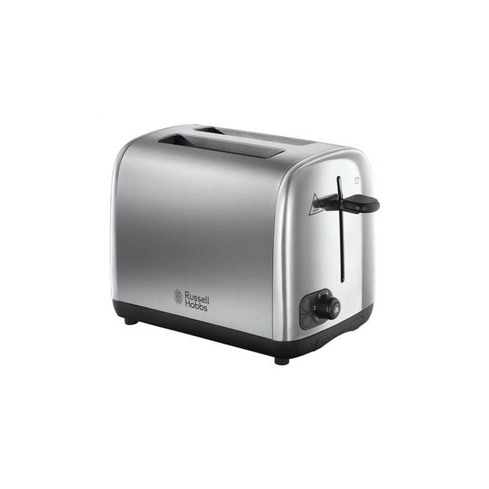 Russell Hobbs 24080-56 Tostador de Acero Inoxidable con Ranuras Anchas, Regulador de Tueste y Función para Pan Congelado 6 Russell Hobbs 24080-56 Tostador de Acero Inoxidable con Ranuras Anchas, Regulador de Tueste y Función para Pan Congelado 6