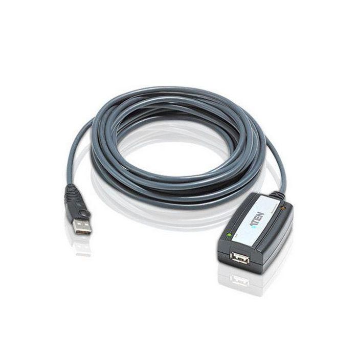 Aten Extensor USB 2.0 Cable UE250 - Alarga la distancia hasta 5m entre tu PC y dispositivos USB con óptima integridad de señal