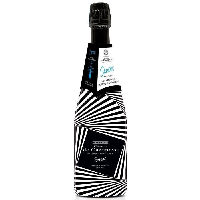 Champagne Charles de Cazanove White of Blacks Extra Brut Senses - 75 CL Champagne Charles de Cazanove White of Blacks Extra Brut Senses - 75 CL