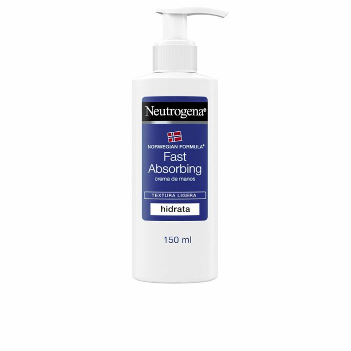 Neutrogena Crema de Manos Rápida Absorción Textura Ligera - 150 ml, Nutre y Protege con Vitamina E Neutrogena Crema de Manos Rápida Absorción Textura Ligera - 150 ml, Nutre y Protege con Vitamina E
