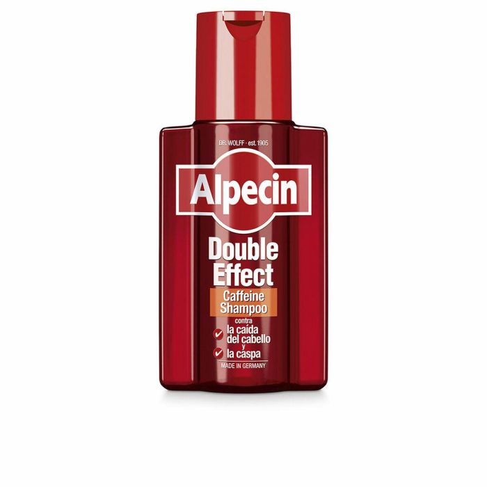 Alpecin CAFFEINE DOUBLE EFFECT champú anticaída y anticaspa 200 ml Alpecin CAFFEINE DOUBLE EFFECT champú anticaída y anticaspa 200 ml