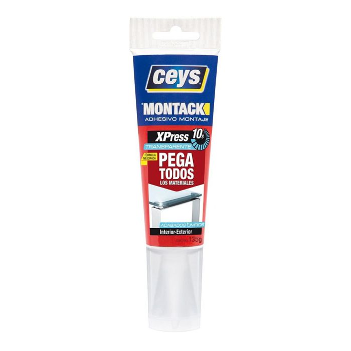 Ceys Montack Invisible Masilla Adhesiva Tubo 135 g 0 Ceys Montack Invisible Masilla Adhesiva Tubo 135 g 0