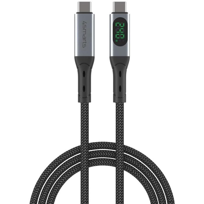 4smarts USB4 Kabel DigitCord Enterprise 240W 1.5m. schwarz 0 4smarts USB4 Kabel DigitCord Enterprise 240W 1.5m. schwarz 0