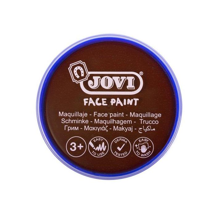 Maquillaje Jovi Crema Face Paint Bote De 20 Ml Caja De 5 Marron