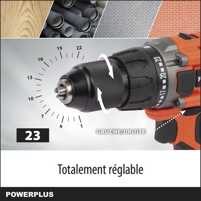 Destornillador inalámbrico 20V 50 nm - Powdp15100 de potencia dual - Entregado sin batería o cargador 3 Destornillador inalámbrico 20V 50 nm - Powdp15100 de potencia dual - Entregado sin batería o cargador 3