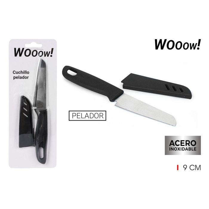 Wooow Cuchillo de Cocina Pelador con Funda de 9 cm (36 Unidades)