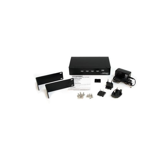 Conmutador HDMI Startech ST124HDMI2 Negro 3