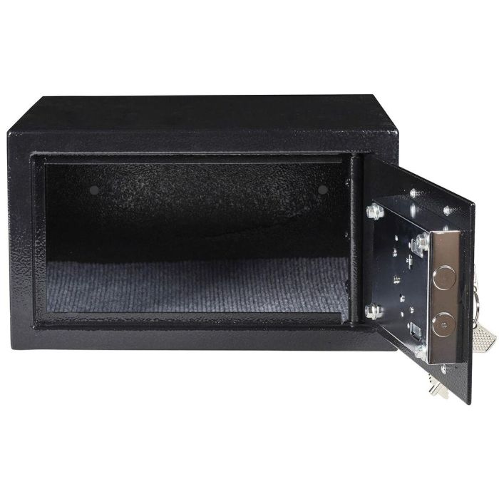 Master Lock Caja fuerte con llave de acero sólido 9.9 L con 2 pasadores de acero y sistema de doble broca, protección antirrobo. 5 Master Lock Caja fuerte con llave de acero sólido 9.9 L con 2 pasadores de acero y sistema de doble broca, protección antirrobo. 5
