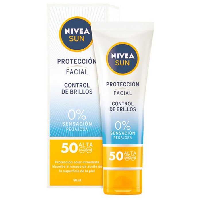 Protector Solar Facial Nivea SPF 50 (50 ml) (Unisex) (50 ml) Protector Solar Facial Nivea SPF 50 (50 ml) (Unisex) (50 ml)