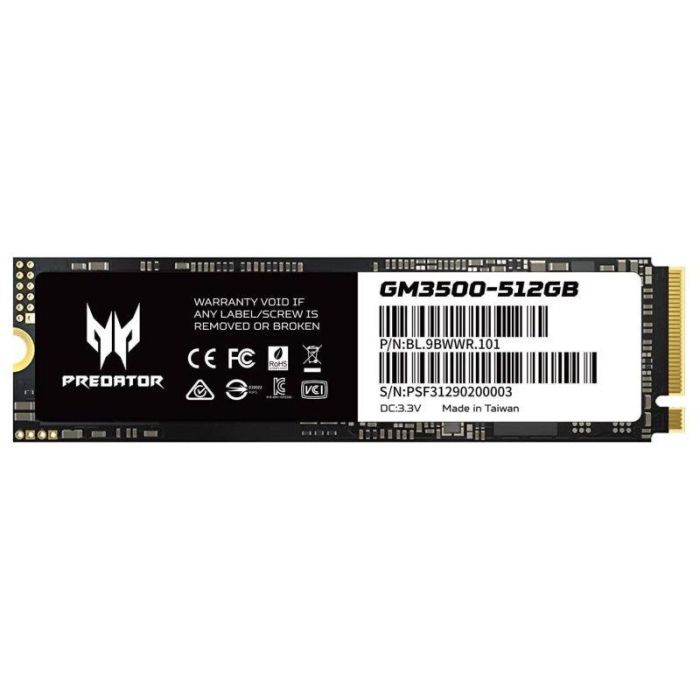 Disco Duro Acer BL9BWWR101 512 GB SSD 1 Disco Duro Acer BL9BWWR101 512 GB SSD 1