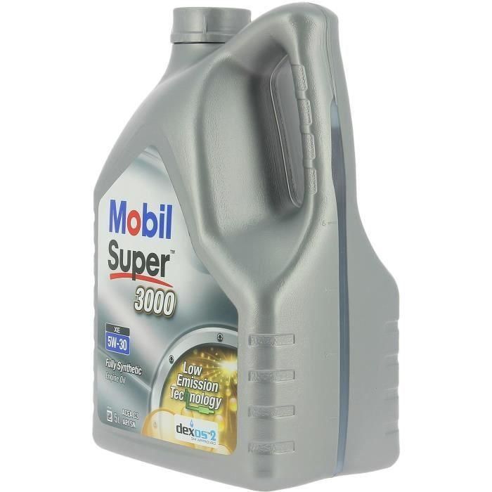 Contenedor de aceite de motor - MOBIL - S3000 5W30 XE - 5 L - 4 estaciones 2 Contenedor de aceite de motor - MOBIL - S3000 5W30 XE - 5 L - 4 estaciones 2