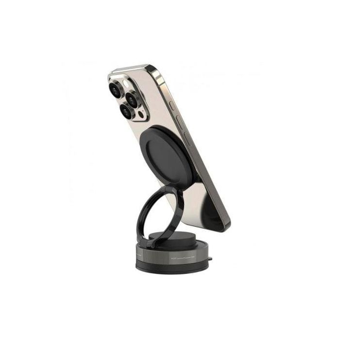 Soporte de Smartphone para Coche Muvit For Change MCCHL0035/ Negro 2