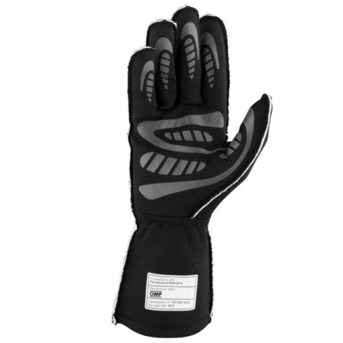 Omp OMPIB0-0776-B01-071-XS Guantes First Gloves FIA 8856-2018 Negro Talla XS 2