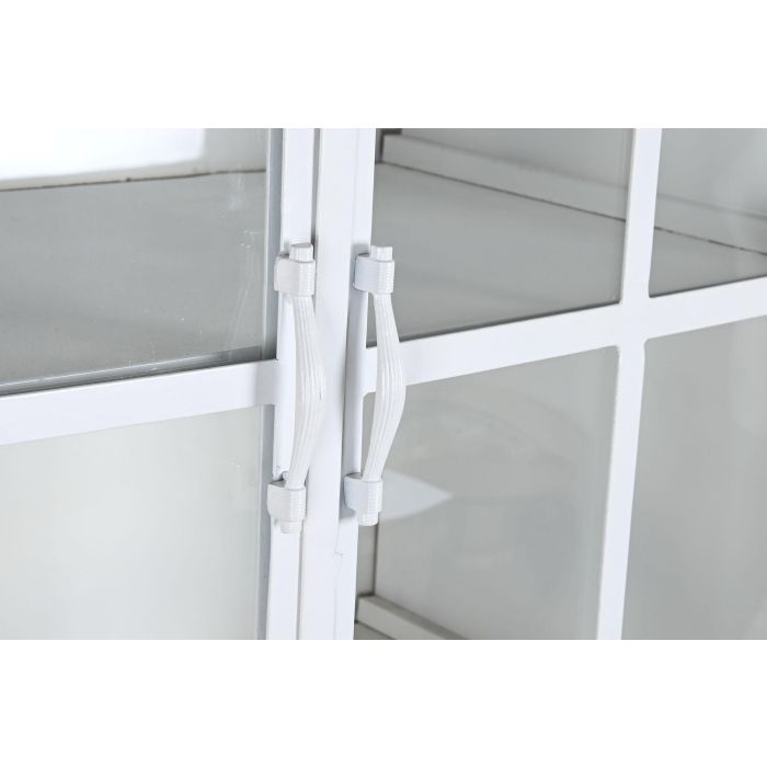 DKD Home Decor Estantería Moderna con 4 Puertas y 6 Baldas, de Madera de Mango y Metal, Color Blanco 170x45x200 cm 2 DKD Home Decor Estantería Moderna con 4 Puertas y 6 Baldas, de Madera de Mango y Metal, Color Blanco 170x45x200 cm 2
