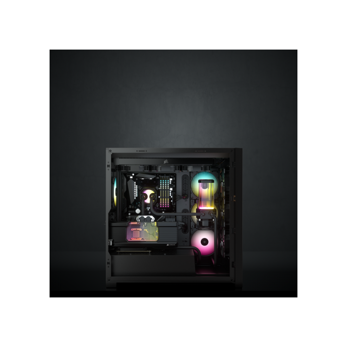 Corsair iCUE 5000X RGB Midi Torre PC Negro, Vidrio Templado, Soporte para ATX, 3 Ventiladores 120mm 21 Corsair iCUE 5000X RGB Midi Torre PC Negro, Vidrio Templado, Soporte para ATX, 3 Ventiladores 120mm 21