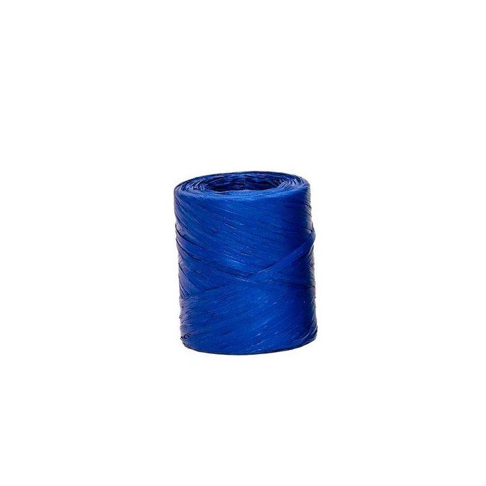 Rafia Cinta De 4 Mm Rollo De 200 M Azul