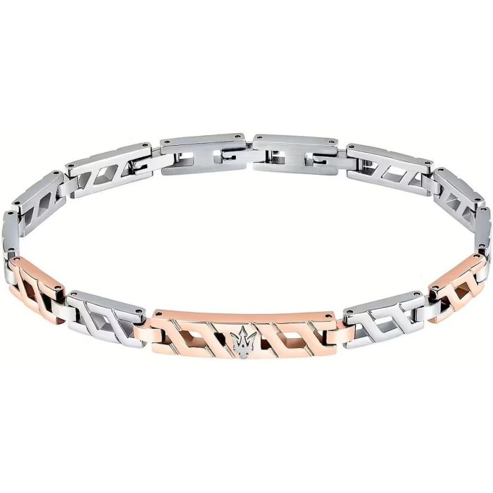 Pulsera Hombre Maserati ICONIC Acero Inoxidable Plateado Pulsera Hombre Maserati ICONIC Acero Inoxidable Plateado