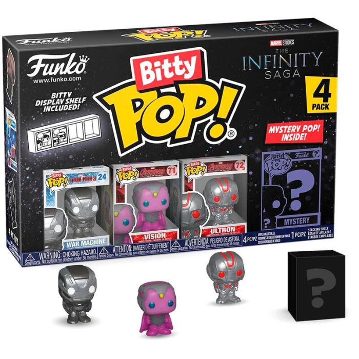 Blister 4 figuras Bitty POP Marvel The Infinity Saga Iron Man 1 Blister 4 figuras Bitty POP Marvel The Infinity Saga Iron Man 1