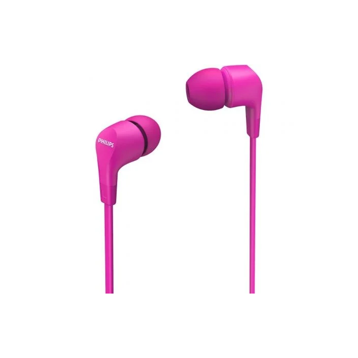 Philips TAE1105PK/00 Auriculares Intrauditivos con Micrófono, Jack 3.5, Rosas