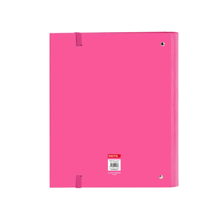 Safta Carpeta 4 Anillas con Recambio Fresa 27x32x3.5 cm 1