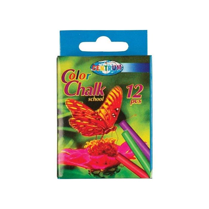 Tizas De Colores Centrum Estuche De 12 (Set de 20)