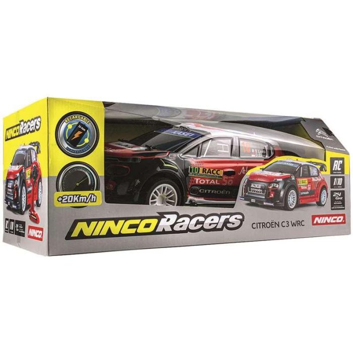 Coche radio control citroën c3 wrc 1:10, emisora 2,4ghz con bateria y cargador usb 42x13x20 cm Coche radio control citroën c3 wrc 1:10, emisora 2,4ghz con bateria y cargador usb 42x13x20 cm