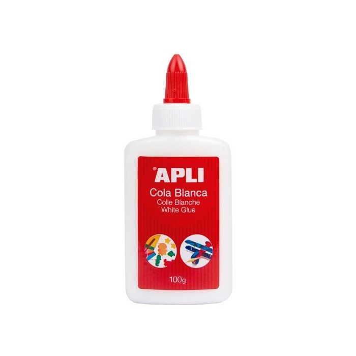 Apli Cola Blanca Líquida Bote Con Aplicador 100 gr Apli Cola Blanca Líquida Bote Con Aplicador 100 gr
