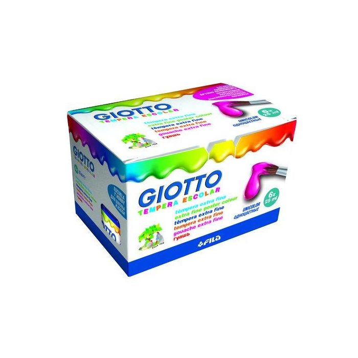 Tempera Giotto 25 Ml Azul Ultramar (Set de 6)