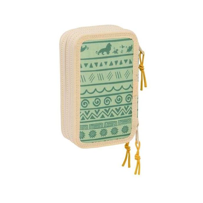 Plumier Triple Mufasa Verde Beige 12,5 x 19,5 x 5,5 cm 37 Piezas 1 Plumier Triple Mufasa Verde Beige 12,5 x 19,5 x 5,5 cm 37 Piezas 1