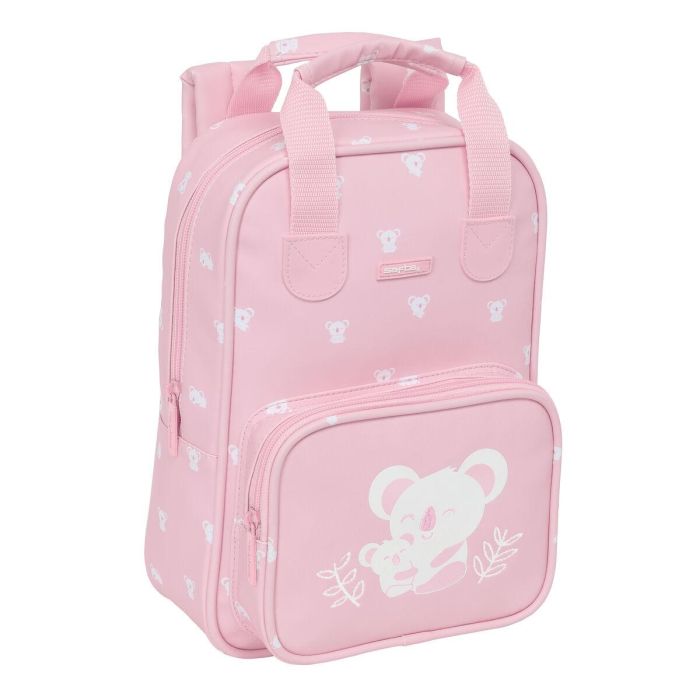 Mochila Infantil Safta Koala Rosa 20 x 28 x 8 cm Mochila Infantil Safta Koala Rosa 20 x 28 x 8 cm