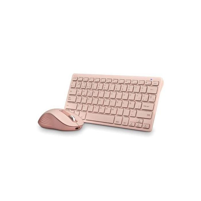 Teclado y Ratón NGS FANTASYKITPINK Qwerty Español Rosa 0 Teclado y Ratón NGS FANTASYKITPINK Qwerty Español Rosa 0