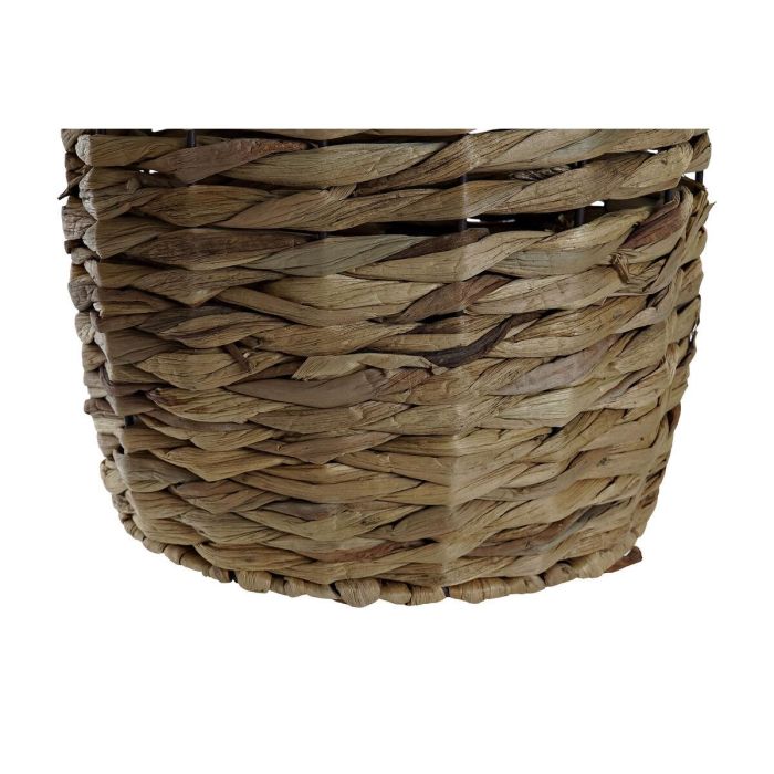 Cesta Balines DKD Home Decor Natural Verde 33 x 40 x 33 cm Set de 2 1