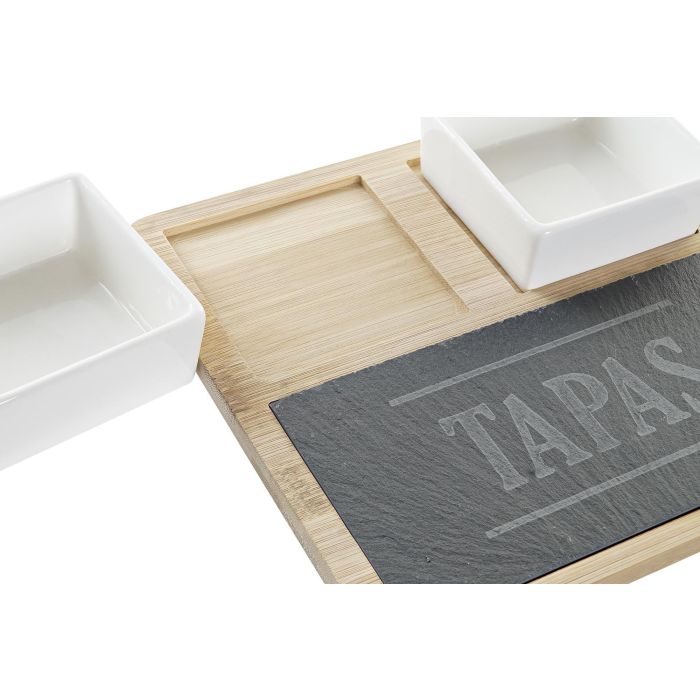 Tabla Aperitivo Basicos DKD Home Decor Negro Natural 20 x 5 x 31 cm Set de 3 1 Tabla Aperitivo Basicos DKD Home Decor Negro Natural 20 x 5 x 31 cm Set de 3 1