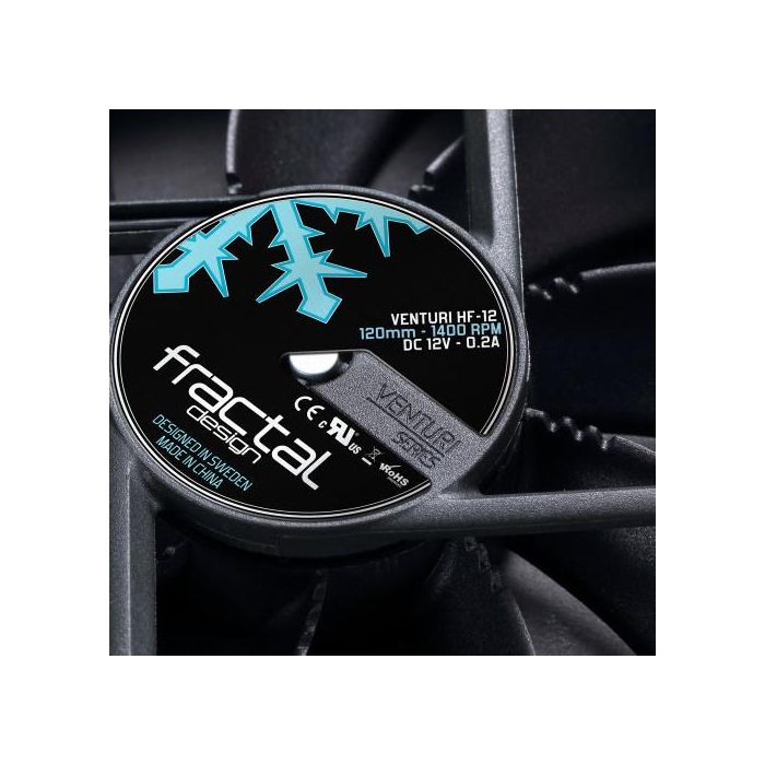 Fractal Design FD-FAN-VENT-HP12-PWM-BK Ventilador para Carcasa de Ordenador, 12 cm, Negro/Gris 3 Fractal Design FD-FAN-VENT-HP12-PWM-BK Ventilador para Carcasa de Ordenador, 12 cm, Negro/Gris 3