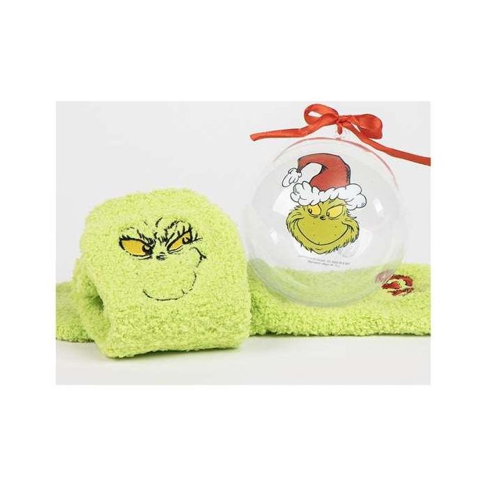 Calcetin antideslizante navideño the grinch ( talla 38-45) 2 Calcetin antideslizante navideño the grinch ( talla 38-45) 2