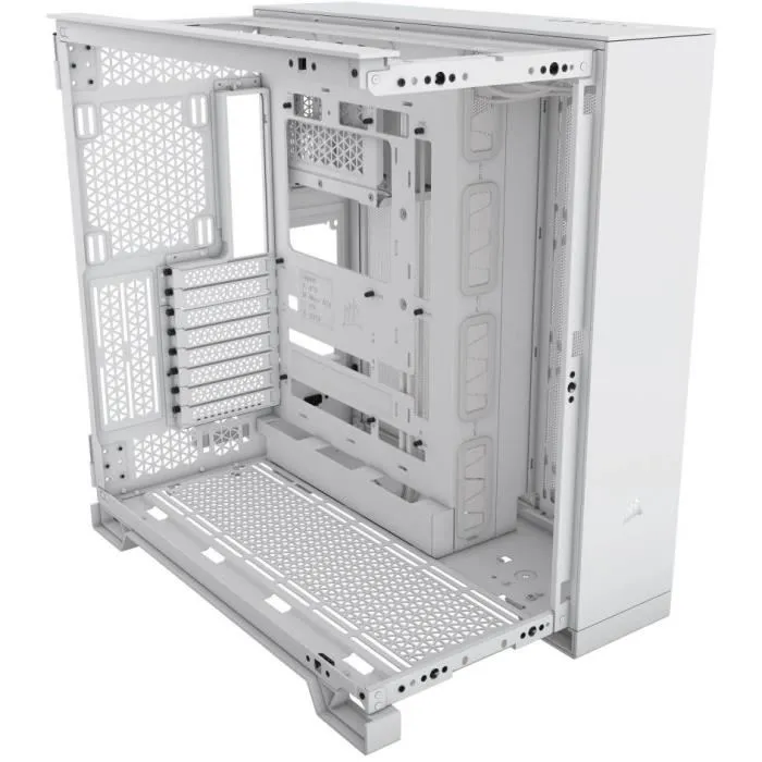 Corsair COR0840006664727 Caja para PC 6500D Airflow - Torre Media Doble Cámara - Blanco