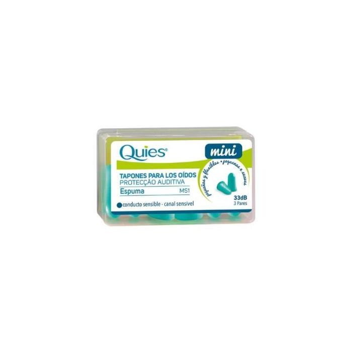 Quies Tapones de Espuma Mini 6 unidades