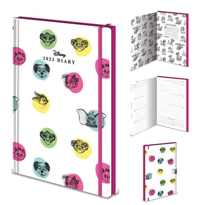 Pyramid Diario 2023 Disney Classics, Tapa Dura, Licencia Oficial, 13 x 19 cm