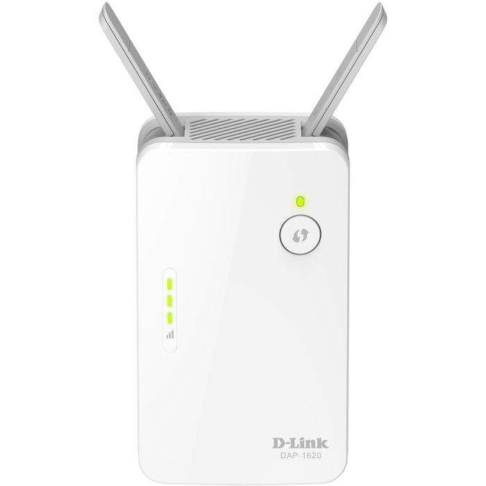 D-Link DAP-1620 Repetidor Inalámbrico WiFi AC1300 Doble Banda 1300Mbps, Extensor Mesh Plug-in con Puerto Gigabit