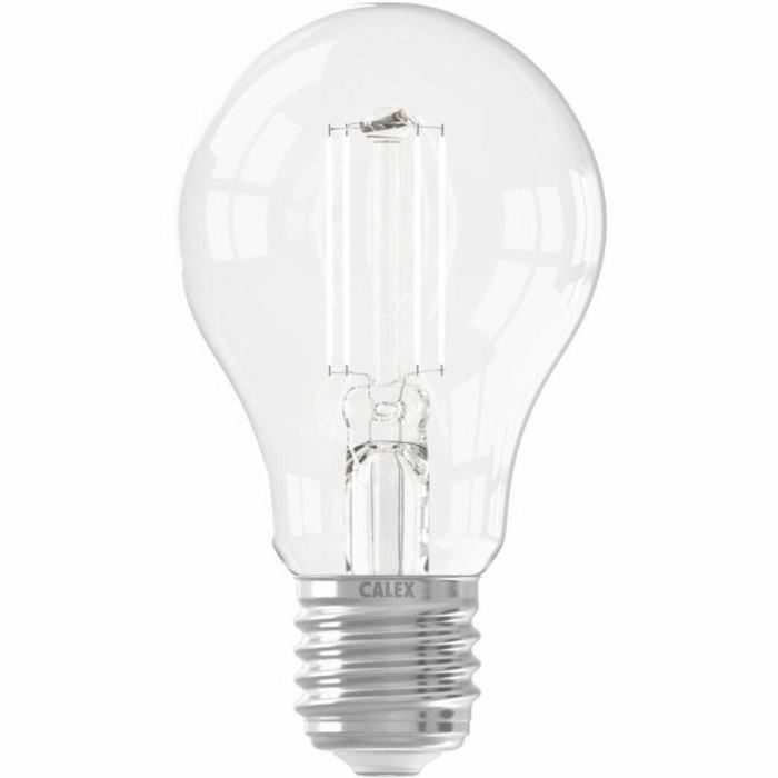 Bombilla LED E27 - CALEX - ESTÁNDAR A60 - Filamento recto - 7 W - 806 lm - 2700 K - Regulable - Transparente 4