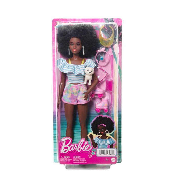Muñeca Barbie Day Y Play Con Patines Hpl77 Mattel 1 Muñeca Barbie Day Y Play Con Patines Hpl77 Mattel 1
